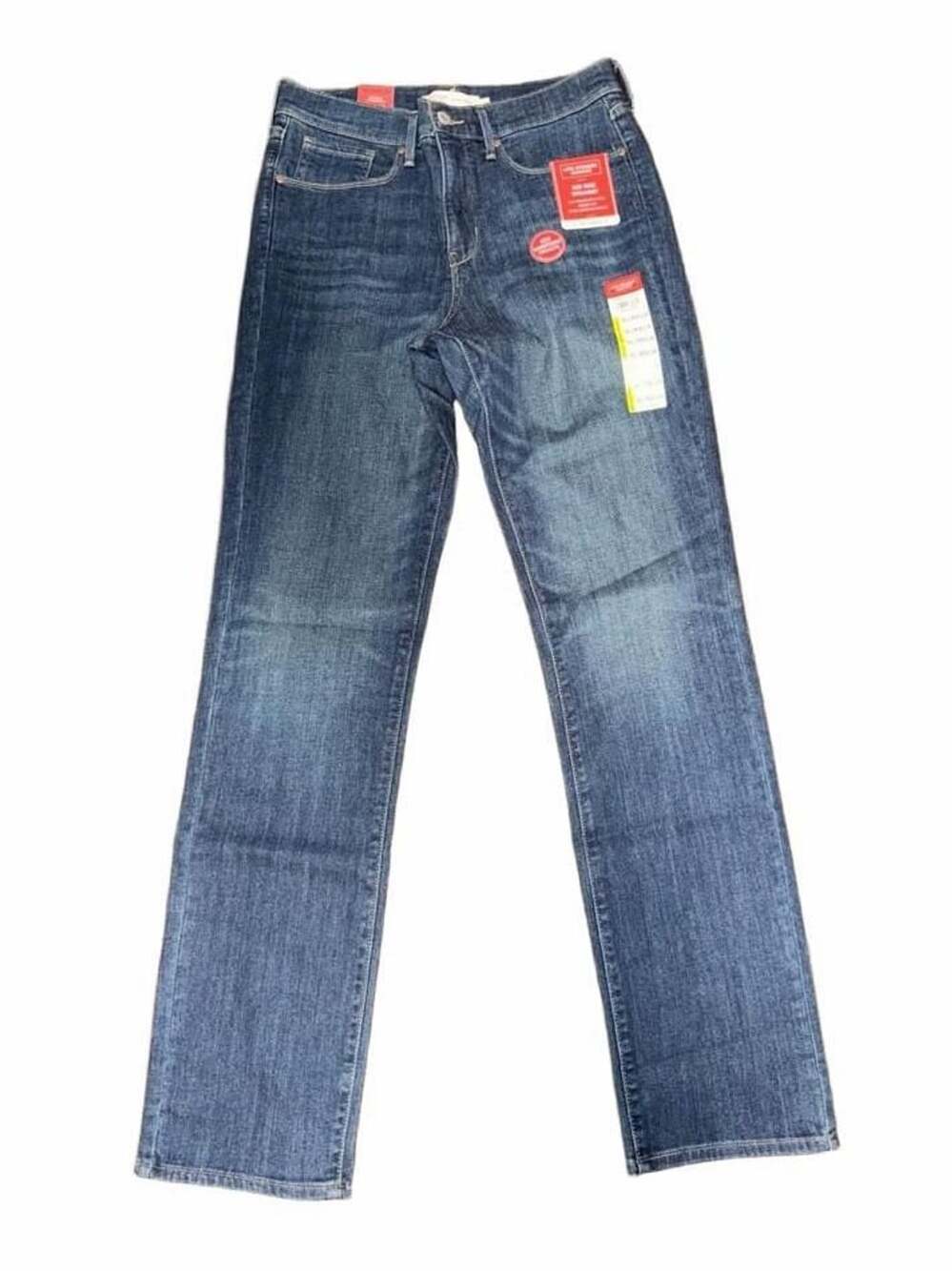 Levi Strauss Signature Mid Rise Straight Jeans Size 10L W30 L34 Blue
